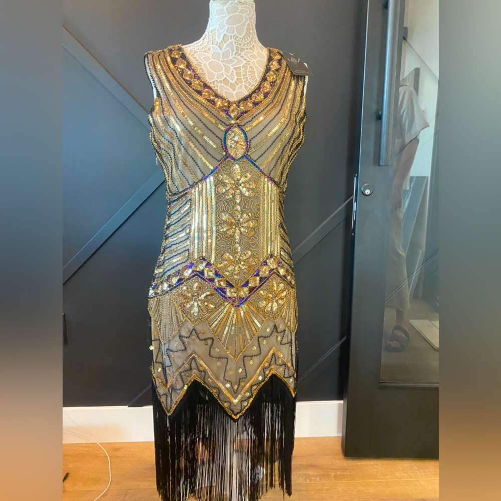 20’s style flapper sequin dress